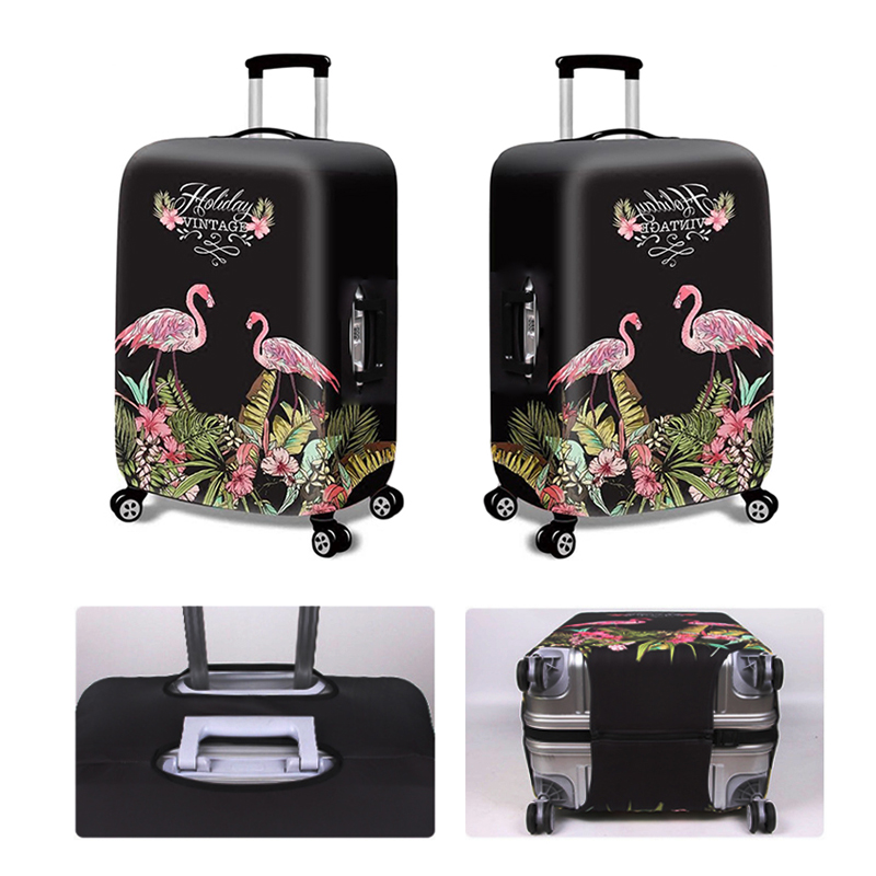 WHEREISART Afro Lady Black Girl Luggage Cover Africa Beauty Princess Suitcase Covers Elastic Travel Trolley Luggage Case Cover 3