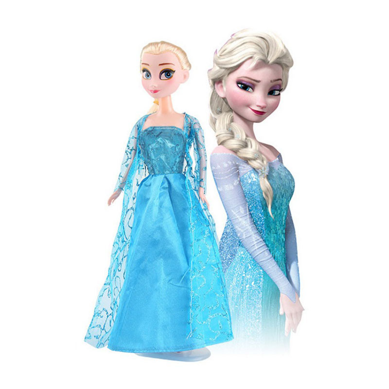 New 31cm Toys Princess Anna Elsa Doll Girls 12 Movable Joints Birthday Gift Cute Girls Pelucia Boneca Juguetes Toys for Children 3