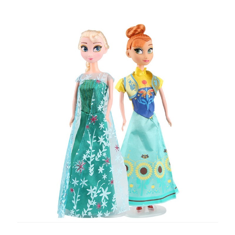 New 31cm Toys Princess Anna Elsa Doll Girls 12 Movable Joints Birthday Gift Cute Girls Pelucia Boneca Juguetes Toys for Children 1